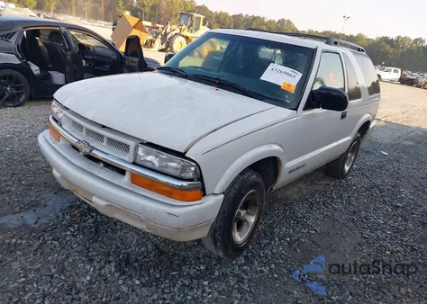 2002 Chevrolet Blazer Ls from USA, damaged, VIN 1GNCS18W52K125807
